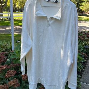Women’s 3X white sweatshirt NWOT